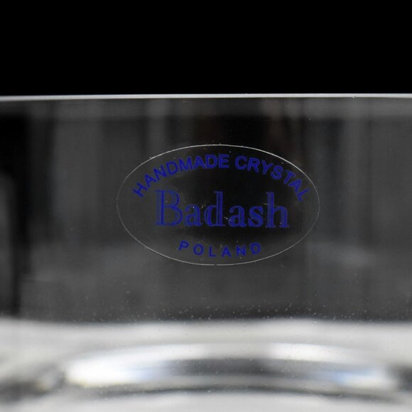 Badash Crystal Bowl Mouth Blown Lead Free Made In Poland 5 1/2” Diameter - Picture 3 of 7